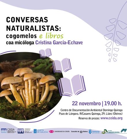 Conversas naturalistas: setas y libros CEIDA Galicia