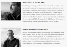Manuel Rivas y Antonio Sandoval. Manifiesto naturaleza
